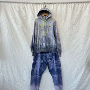 Champion - Reverse Weave Hood and Jogger - Hand Dyed